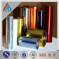 Colorful coated metallized yarn grade polyster(PET) film Metallic Yarn Film